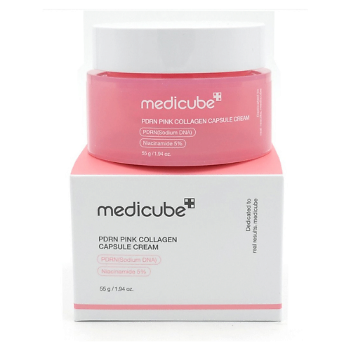Крем для лица MEDICUBE Крем для упругости кожи PDRN Pink Collagen Capsule Cream