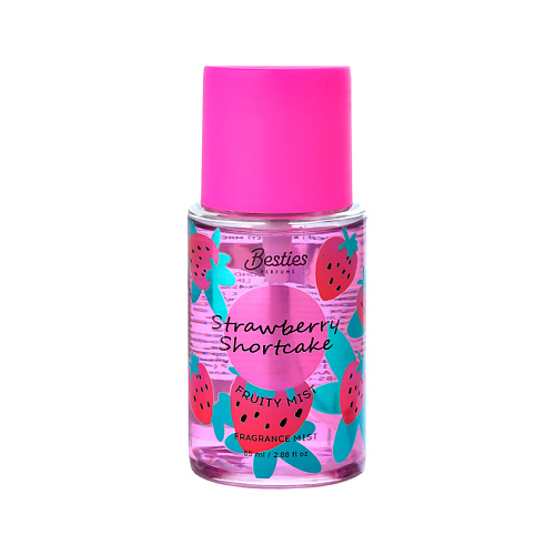 Парфюмированный спрей для тела BESTIES Парфюмированный мист для тела FRUITY MIST strawberry shortcake