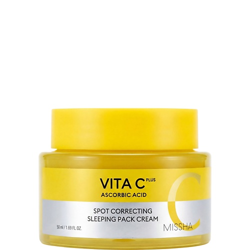 Маска для лица MISSHA Ночная крем-маска для лица с витамином C Vita C+