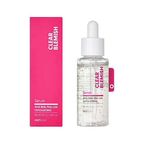 Сыворотка для лица NEXTBEAU Сыворотка для лица CLEAR BLEMISH отшелушивающая с кислотами