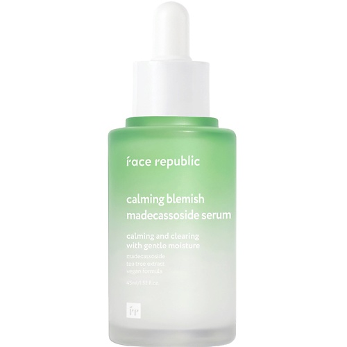 Сыворотка для лица FACE REPUBLIC Сыворотка для лица против несовершенств кожи Calming blemish madecassoside serum