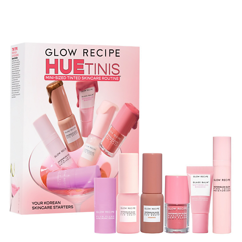 Набор средств для лица GLOW RECIPE Набор для сияния кожи Hue-Tinis Set