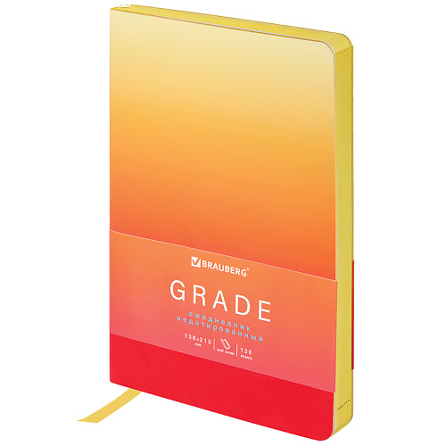 Ежедневник BRAUBERG Ежедневник недатированный А5 GRADE