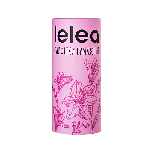 

LELEA Салфетки бумажные Pink (в тубе), Салфетки бумажные Pink (в тубе)