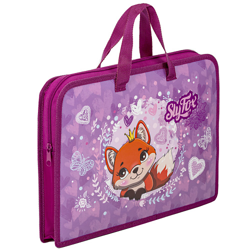 

ЮНЛАНДИЯ Папка на молнии с ручками Sly fox, Папка на молнии с ручками Sly fox