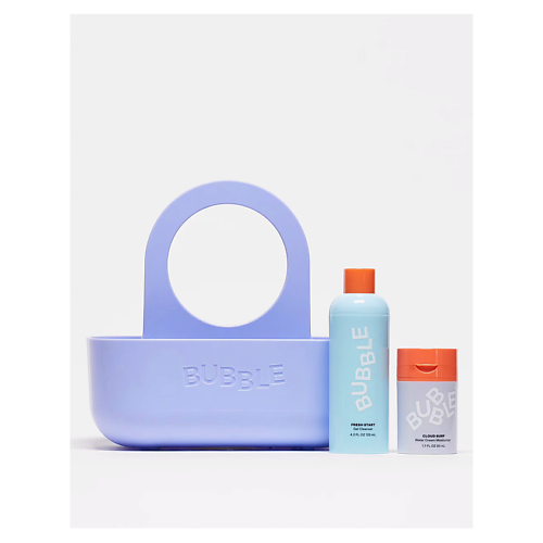 Набор средств для лица BUBBLE SKINCARE Набор для ухода за комбинированной кожей Shower Caddy Kit Purple