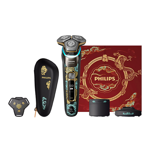 

PHILIPS Электробритва Series 5000 S5535 + Чехол + Станция очистки + Зарядная станция, Электробритва Series 5000 S5535 + Чехол + Станция очистки + Зарядная станция