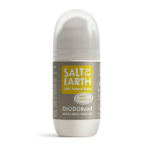Дезодорант-ролик SALT OF THE EARTH Дезодорант роликовый натуральный Amber & Santalwood