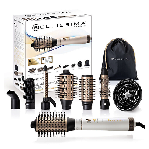 Фен-щетка BELLISSIMA Фен-щетка Air Wonder 8 в 1 с ионизацией