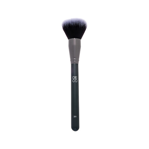 Кисть для лица DECO. Кисть MAKE UP BRUSH CHEEK для румян синтетическая №201