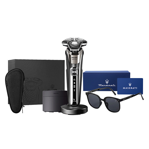Электробритва PHILIPS Электробритва Series 8000 S8850 + Станция очистки + Чехол + Подставка + Очки Maserati