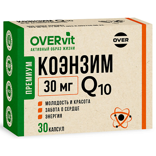 БАД к пище "Коэнзим Q10 30 мг" OVERvit