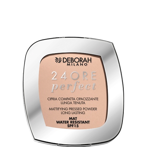 Пудра для лица DEBORAH MILANO DEBORAH Пудра для лица матирующая стойкая 24Ore Perfect Compact Powder