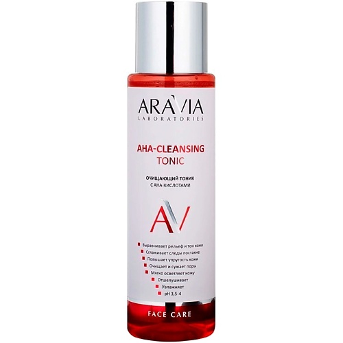 Тоник для лица ARAVIA LABORATORIES Очищающий тоник с AHA-кислотами AHA-Cleansing Tonic