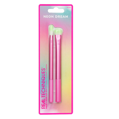 Набор кистей REAL TECHNIQUES Набор кистей для макияжа Neon Dream Brush Duo