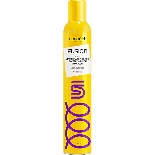 Мусс для укладки волос CONCEPT FUSION Мусс для волос экстрасильной фиксации Extra Strong Hold