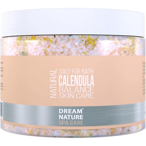

DREAM NATURE SPA CARE Соль для ванн с цветами календулы 600, SPA CARE Соль для ванн с цветами календулы