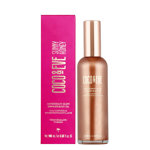 Мусс-автозагар для тела COCO & EVE Масло-шиммер для тела Antioxidant Glow Shimmer Body Oil