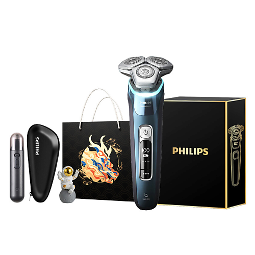 Электробритва PHILIPS Электробритва Series 9000 S9932 + Чехол + Триммер для носа