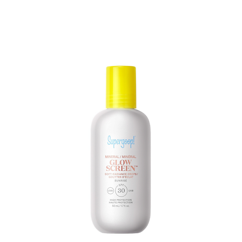 Солнцезащитное молочко для лица SUPERGOOP! Солнцезащитный флюид для сияния кожи Mineral Glowscreen SPF30