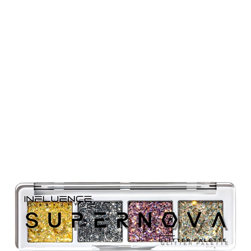 Палетка INFLUENCE BEAUTY Палетка глиттеров SUPERNOVA на клеящей основе