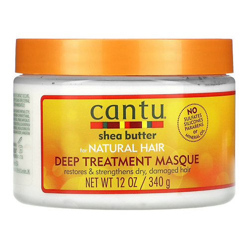 Маска для волос CANTU Cantu, Масло ши для натуральных волос, маска для глубокого ухода, 340 г (12 унций)
