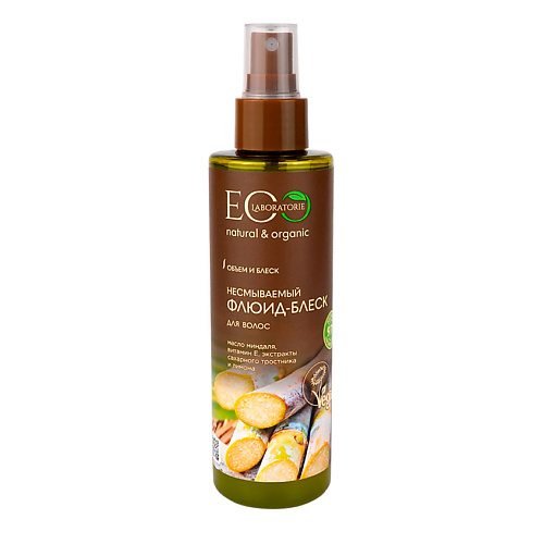 Спрей для укладки волос EO LABORATORIE Спрей-блеск для волос NATURAL&ORGANIC (флюид) фото