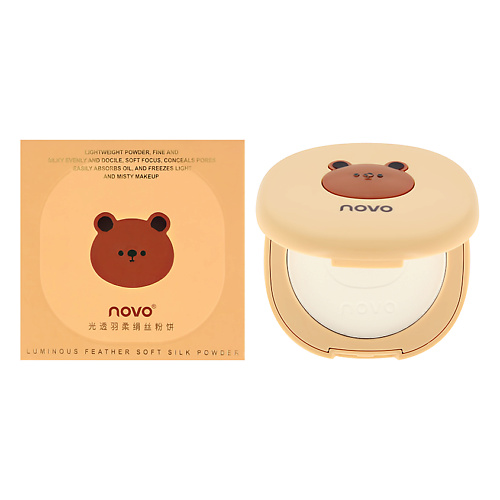 Пудра для лица NOVO Пудра компактная для лица BEAR