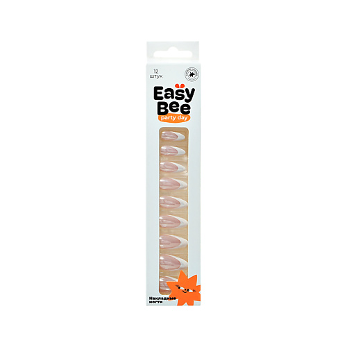 Накладные ногти EASYBEE Набор накладных ногтей с клеевыми стикерами NAIL DAY
