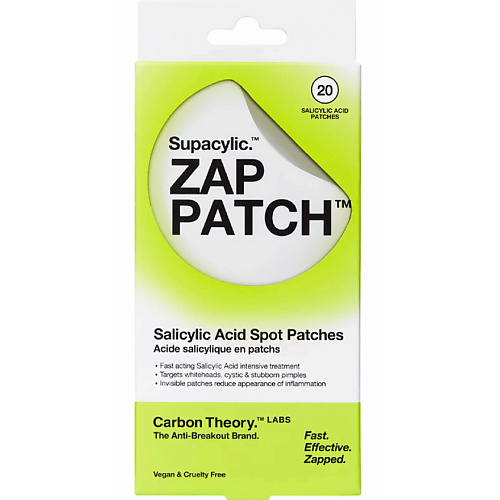 Патчи для лица CARBON THEORY Патчи для точечного нанесения Zap Patch Salicylic Acid Spot Patches