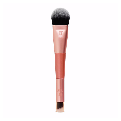 Кисть для лица REAL TECHNIQUES Кисть для тональных средств Dual Ended Cover & Conceal Brush
