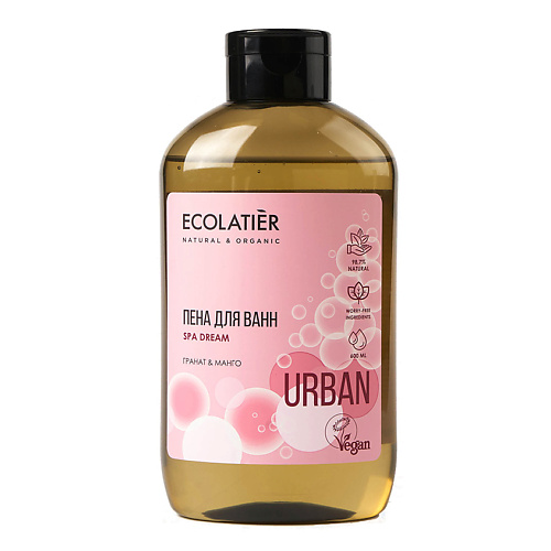 Пена для ванны ECOLATIER Ecolatier Пена для ванн URBAN Гранат и манго