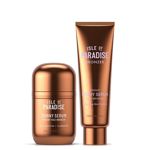 Набор средств для автозагара ISLE OF PARADISE Набор сывороток для тела Sunny Serum Bundle