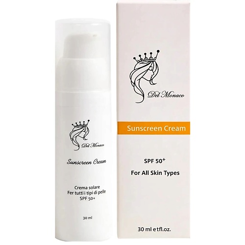 Солнцезащитный крем для лица DEL MONACO Солнцезащитный крем SUNSCREEN CREAM