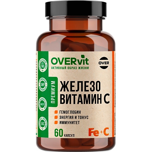 БАД к пище "Железо + Витамин С" OVERvit