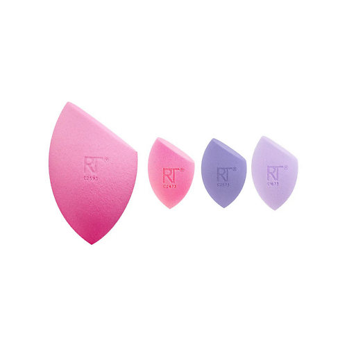 Спонж для нанесения макияжа REAL TECHNIQUES Набор спонжей Sunrise To Sunset Miracle Complexion Sponge Set