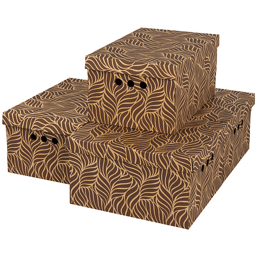 Корзина для хранения BRAUBERG Короб для хранения HOME Узор