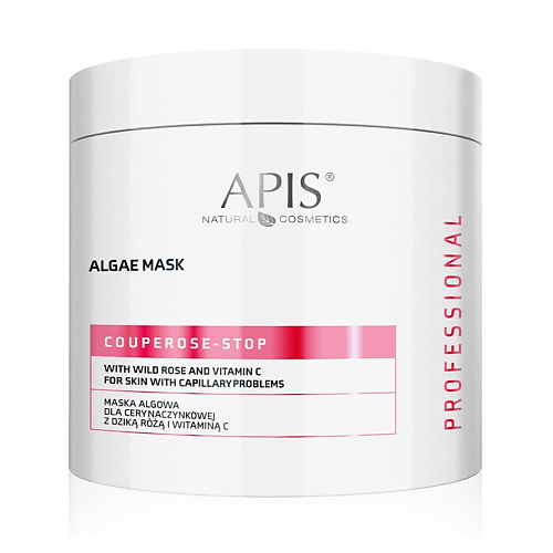 Маска для лица APIS NATURAL COSMETICS Альгинатная маска против купероза Professional