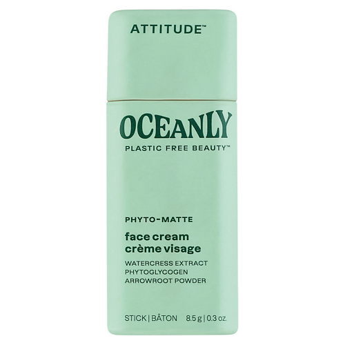 Крем для лица ATTITUDE Матирующий крем-стик для лица Phyto-Matte Oceanly