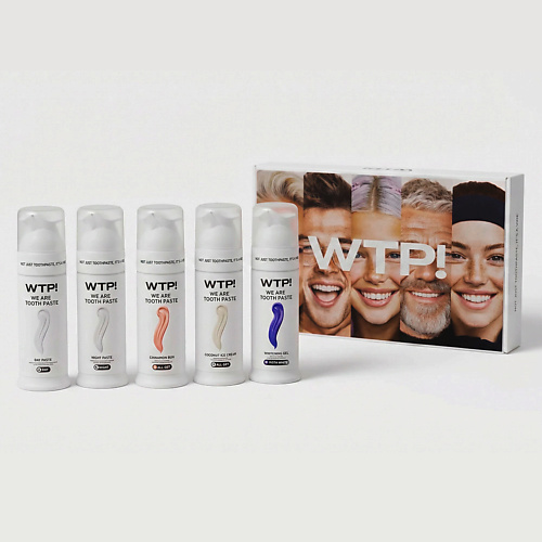 

WTP! WE ARE TOOTH PASTE Зубная паста 5шт в 1 375, Зубная паста 5шт в 1