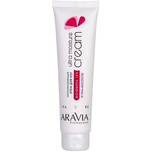 Крем для ног ARAVIA PROFESSIONAL Крем для ног ультраувлажняющий с мочевиной (15%) и PHA-кислотами Spa Pedicure Ultra Moisture Cream