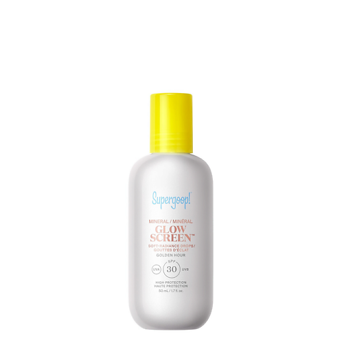 Солнцезащитное молочко для лица SUPERGOOP! Солнцезащитный флюид для сияния кожи Mineral Glowscreen SPF30