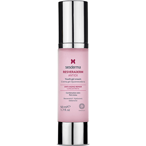 Гель для лица SESDERMA Крем-гель омолаживающий для лица Resveraderm Antiox Youth Gel Cream