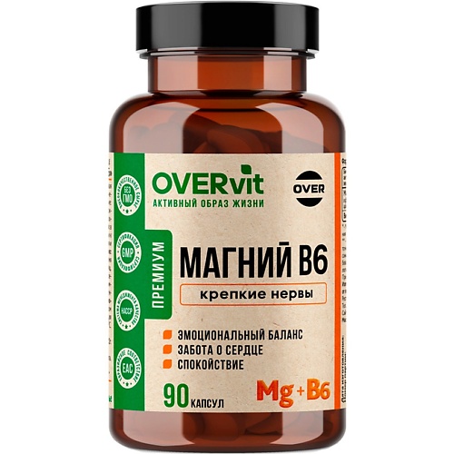 БАД к пище "Магний + В6" OVERvit