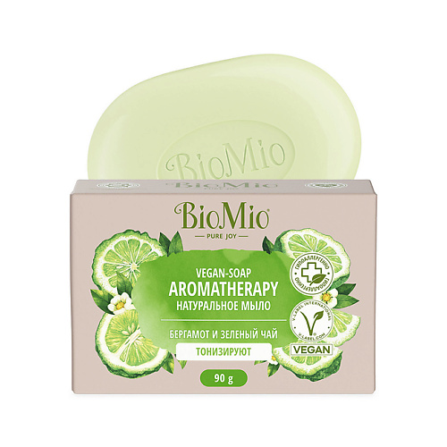 Мыло твердое BIO MIO Мыло твердое BIO-SOAP Бергамот и зеленый чай