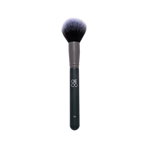 Кисть для лица DECO. Кисть MAKE UP BRUSH FACE для пудры синтетическая каплевидная №123