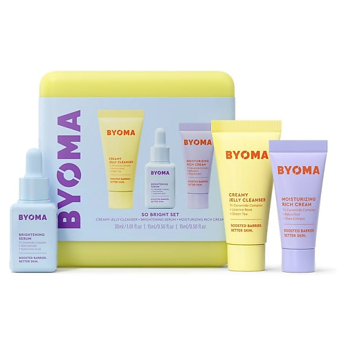 Набор средств для лица BYOMA Набор для сияния кожи So Bright Set
