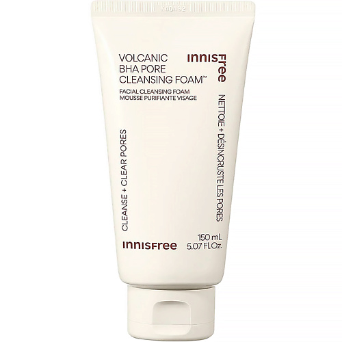 Пенка для умывания INNISFREE Вулканическая пенка для умывания с BHA кислотами для глубокого очищения пор Volcanic
