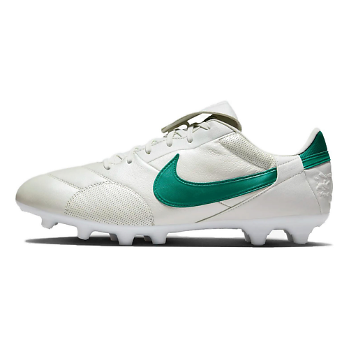 Кроссовки NIKE Футбольные бутсы Premier 3 Fg White Mystic Green