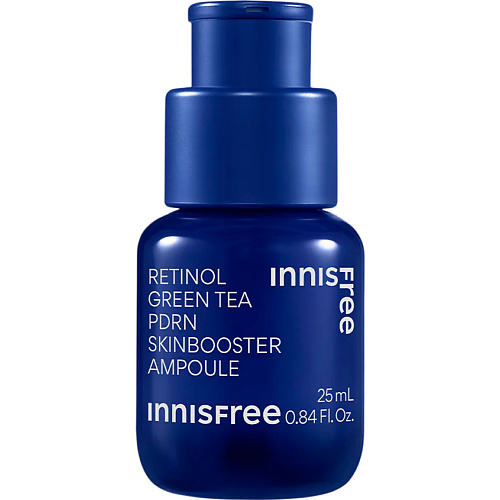 Сыворотка для лица INNISFREE Сыворотка для ухода за текстурой и упругостью кожи лица с ретинолом Retinol Green Tea PDRN Skinbooster Ampoule
